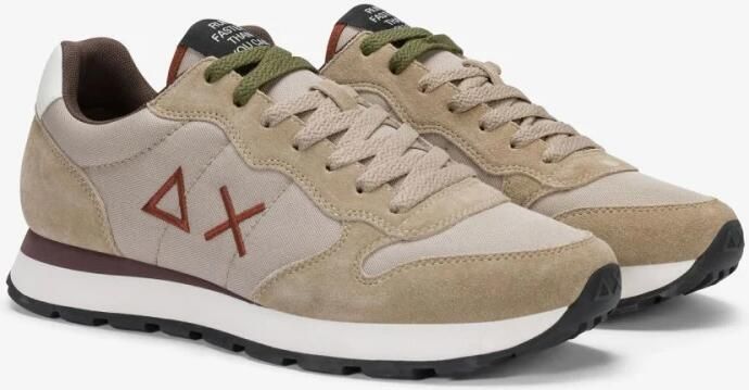 Sun68 Tom Solid Heren Sneakers Schoenen Beige Z46101 - Foto 5