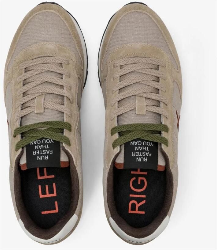 Sun68 Tom Solid Heren Sneakers Schoenen Beige Z46101 - Foto 6