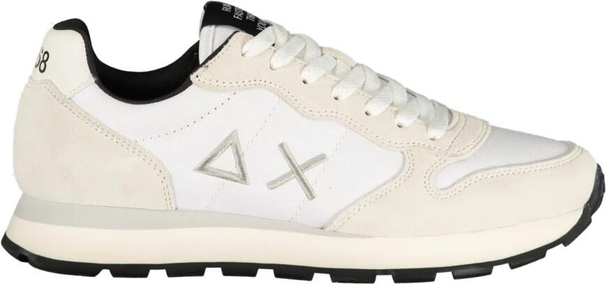 Sun68 Tom Solid Heren Sneakers Schoenen Wit Z46101 - Foto 4