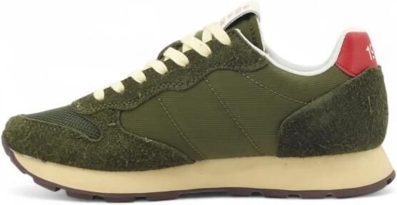 Sun68 Tom Vintage Heren Sneakers Schoenen Groen Z45105 - Foto 2