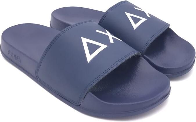 Sun68 Teenslippers X36110 SLIPPERS LOGO-94 07 NAVY BLUE - Foto 4
