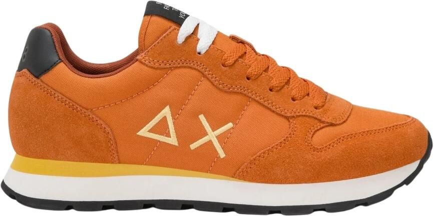 Sun68 Tom Solid Heren Sneakers Schoenen Oranje Z45101