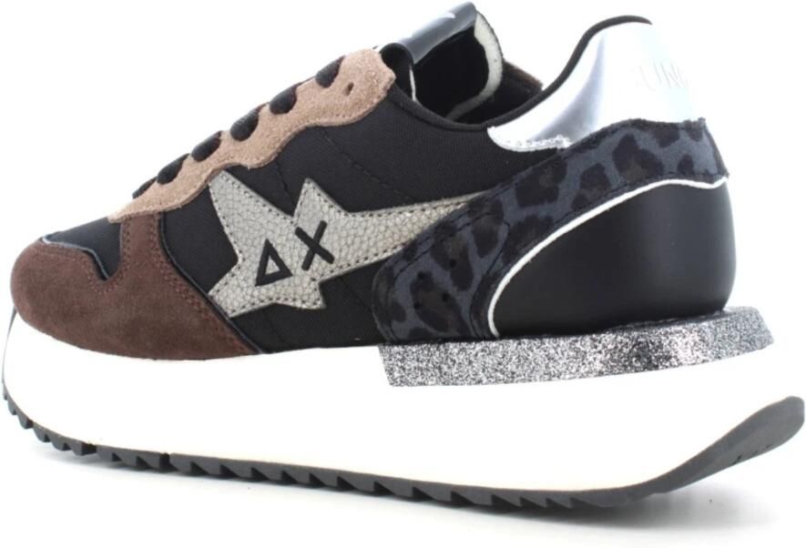 Sun68 Big Stargirl Mix Material Schoenen Zwart Vrouw - Foto 5