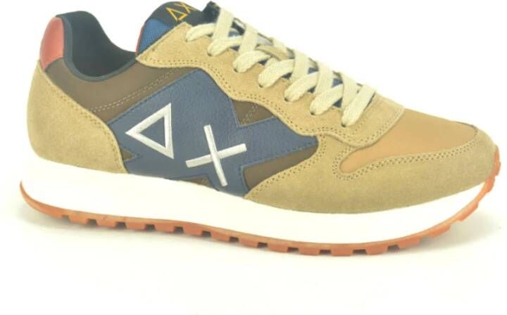 Sun68 Taupe Combi Hardloopschoenen