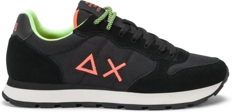Sun68 Sneaker Tom Fluo Zwart Heren Sneakers