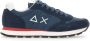 Sun68 Tom Solid Heren Sneakers Schoenen Blauw Z35101 - Thumbnail 2
