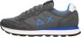 Sun68 Tom Solid Heren Sneakers Schoenen Grijs Z44101 - Thumbnail 11