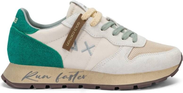 Sun68 Vintage Casual Sneaker Wit Vrouw
