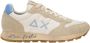Sun68 Vintage Herensneakers met Honingraat Neus White Heren - Thumbnail 1