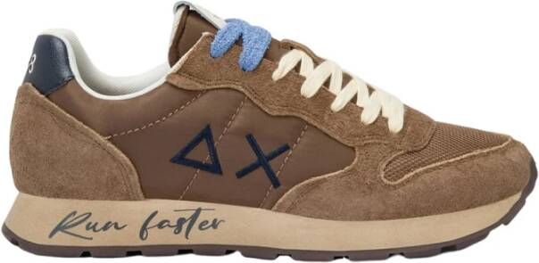 Sun68 Vintage Nylon Sneakers met Geborduurd Logo - Foto 2