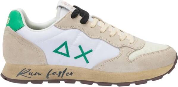 Sun68 Vintage Tom Sneakers Ivoor Mannen