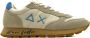 Sun68 Vintage Herensneakers met Honingraat Neus White Heren - Thumbnail 4