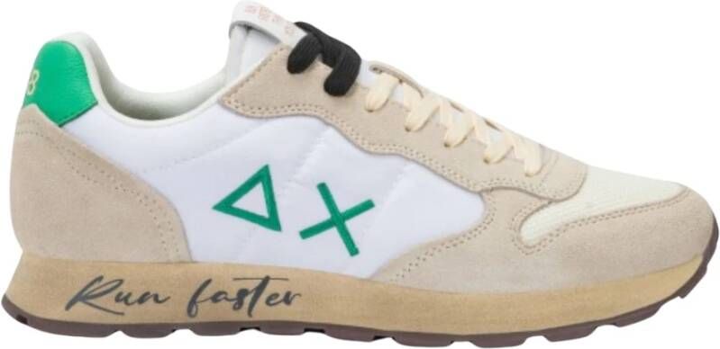 Sun68 Vintage Tom Sneakers Ivoor Mannen