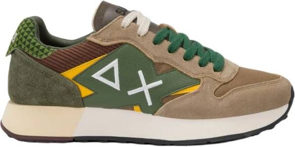 Sun68 Winter Sneakers met Leren Patch