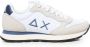 Sun68 Witte Blauwe Sneakers met Zijlogo - Thumbnail 2