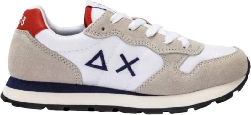 Sun68 Witte 's Tom Solid Teen Sneakers White