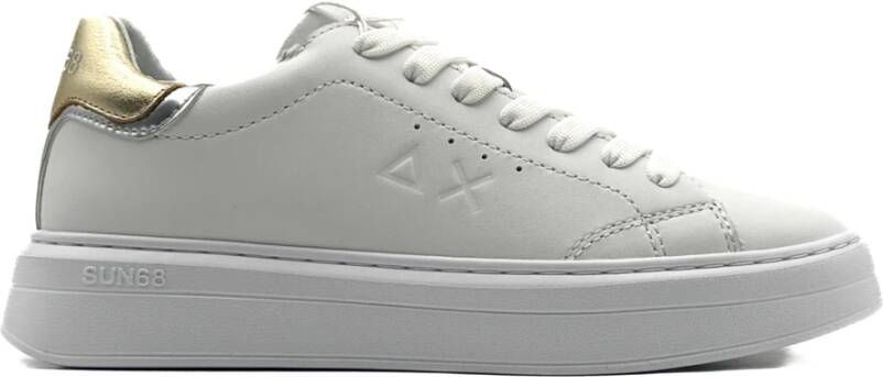 Sun68 Witte Grace Sneakers Lente Zomer 2025 White Dames