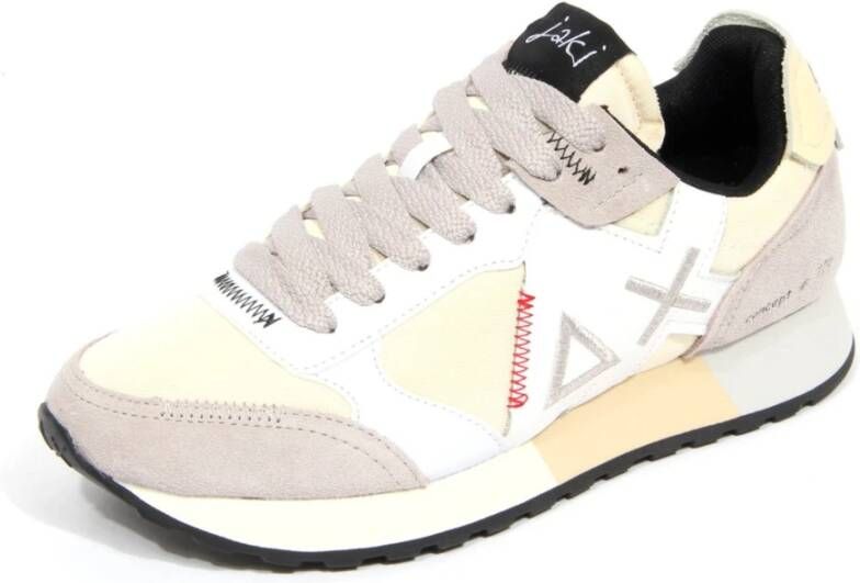 Sun68 Witte hardloopschoenen Uncle Jaki