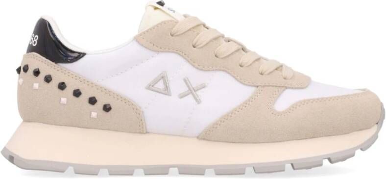 Sun68 Stijlvolle witte sneakers