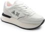 Sun68 Witte leren sneakers Big Ally White Dames - Thumbnail 5