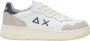 Sun68 Witte leren sneakers Big Basket stijl White Heren - Thumbnail 9