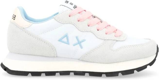 Sun68 Witte Nylon Sneakers