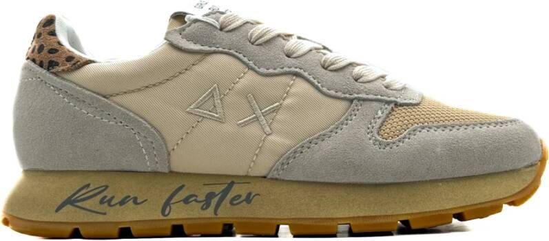 Sun68 Witte Sneakers Ally Collectie 2024 2025 Multicolor Dames