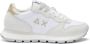 Sun68 Witte Sneakers Veters Rubberen Zool White - Thumbnail 11