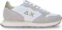 Sun68 Witte Sneakers Veters Rubberen Zool White - Thumbnail 12
