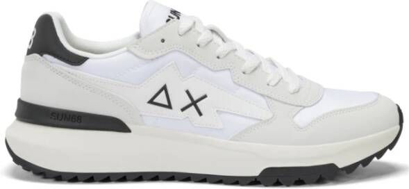 Sun68 Witte Sneakers voor Mannen