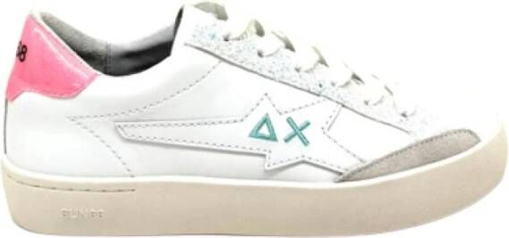 Sun68 Witte Sneakers White Dames