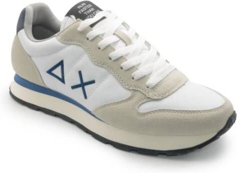 Sun68 Witte TOM Solid Schoenen met Blauwe Details White Heren - Foto 3