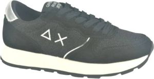 Sun68 Zwart + Glitter Runner N. Zwart Dames