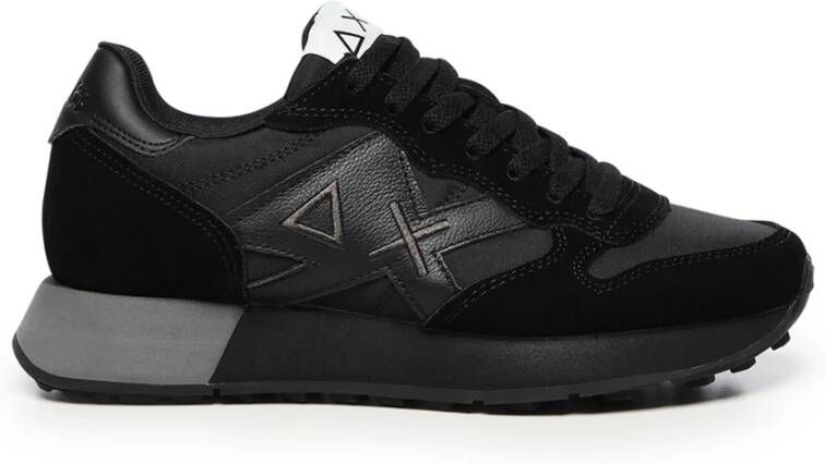 Sun68 Zwarte Sneakers met Verwijderbare Binnenzool Black Heren