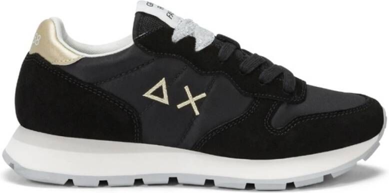 Sun68 Zwarte Sneakers met 4 5 cm zool Black Dames