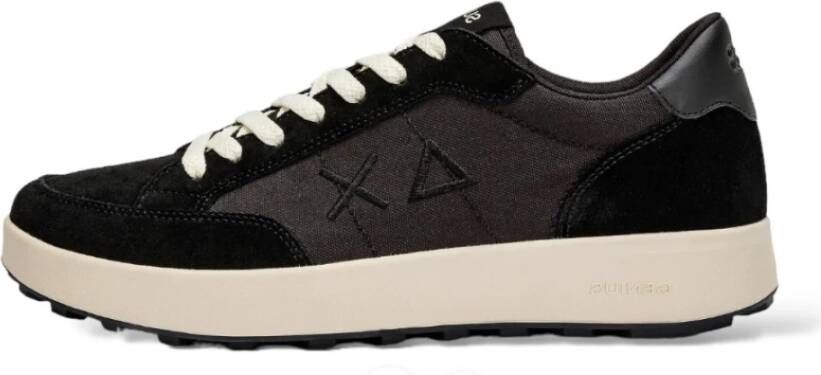 Sun68 Genius Sneakers Herfst Winter 2023 2024 Collectie Zwart Heren