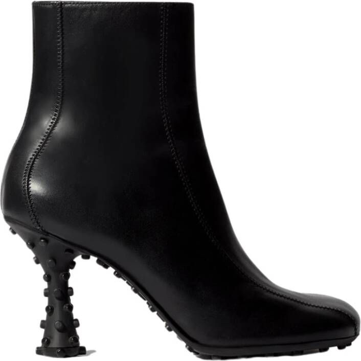 Sunnei Enkellaars met zigzagsteek Black Dames