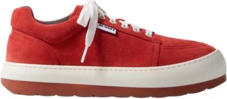 Sunnei Rode Dreamy Sneakers Red Heren
