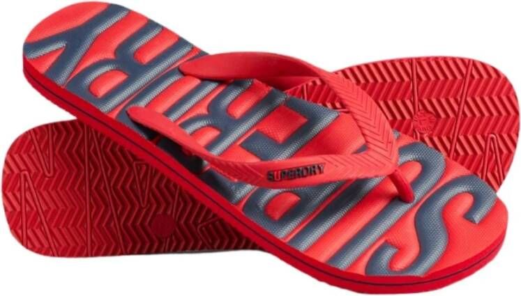 Superdry Flat Sandals Blauw Heren