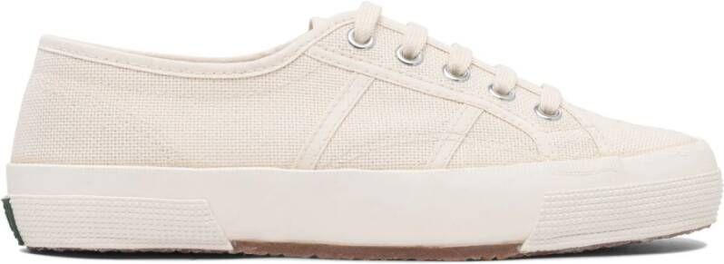 Superga Beige Canvas Sneakers Modern Comfort