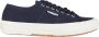Superga Blauwe Canvas Sneakers met Logo Detail - Thumbnail 1
