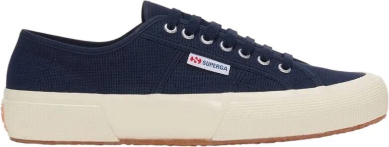 Superga Blauwe Sneakers 2750 OG Stijl