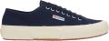 Superga Blauwe Canvas Sneakers met Logo Detail - Blauw