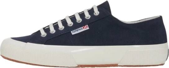 Superga Blauwe Suède Sneakers OG Stijl