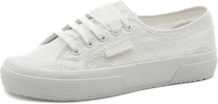 Superga Bloemen Sangallo Damesschoenen White Dames