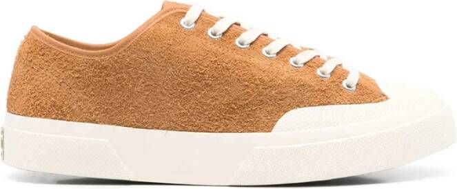 Superga Bruine Veterschoen met Rubberen Zool