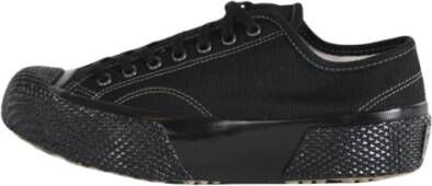 Superga Canvas sneakers met gewaxte katoenen veters Black Dames