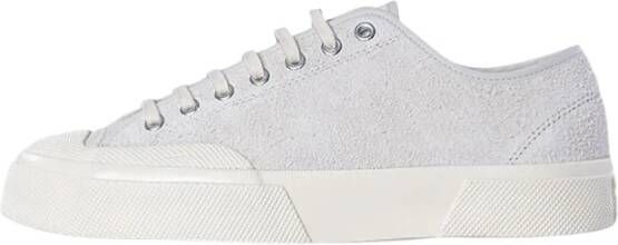 Superga Hairy Suede Sneakers Ghiaccio White Heren