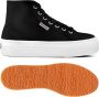 Superga 2705 Hi Top plateau sneakers zwart - Thumbnail 3