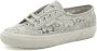 Superga Macrame Grijs Zilver Ivoor Sneakers Gray Dames - Thumbnail 1